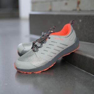 Pearl Izumi Women's X-Alp Canyon Gray Fiery Coral Cycling Shoes Size 38 US 7.5